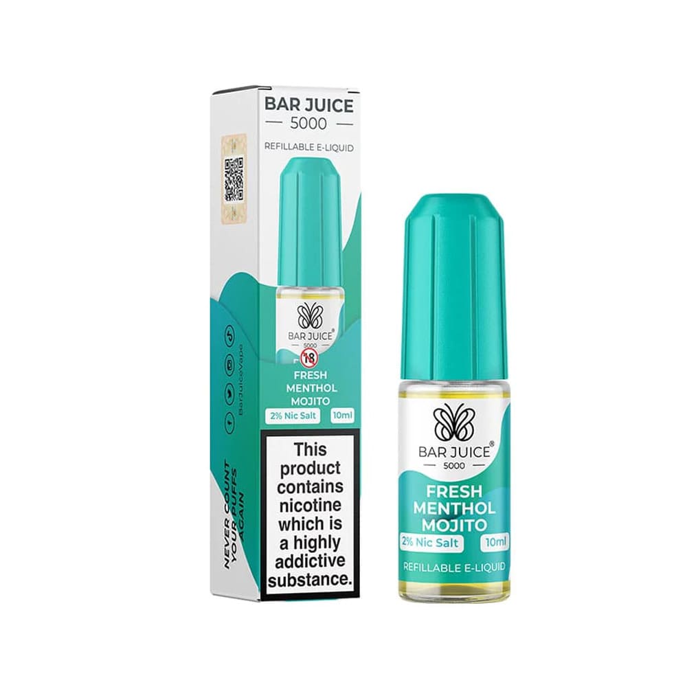 Bar Juice 5000 - Fresh Menthol Mojito Nic Salt E-Liquid - 10ml - 20mg